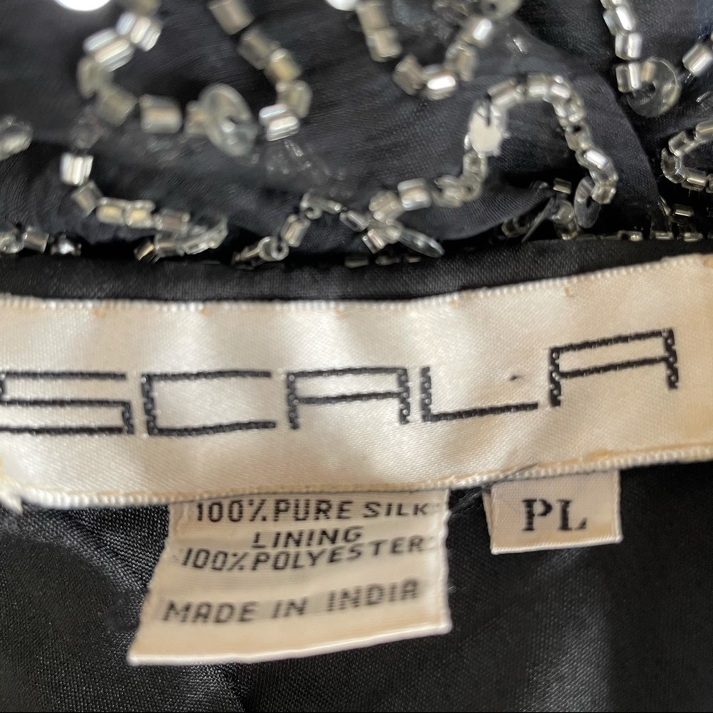 Scala Sequin And Beads Spaghetti Strap Maxi Dress - image 7